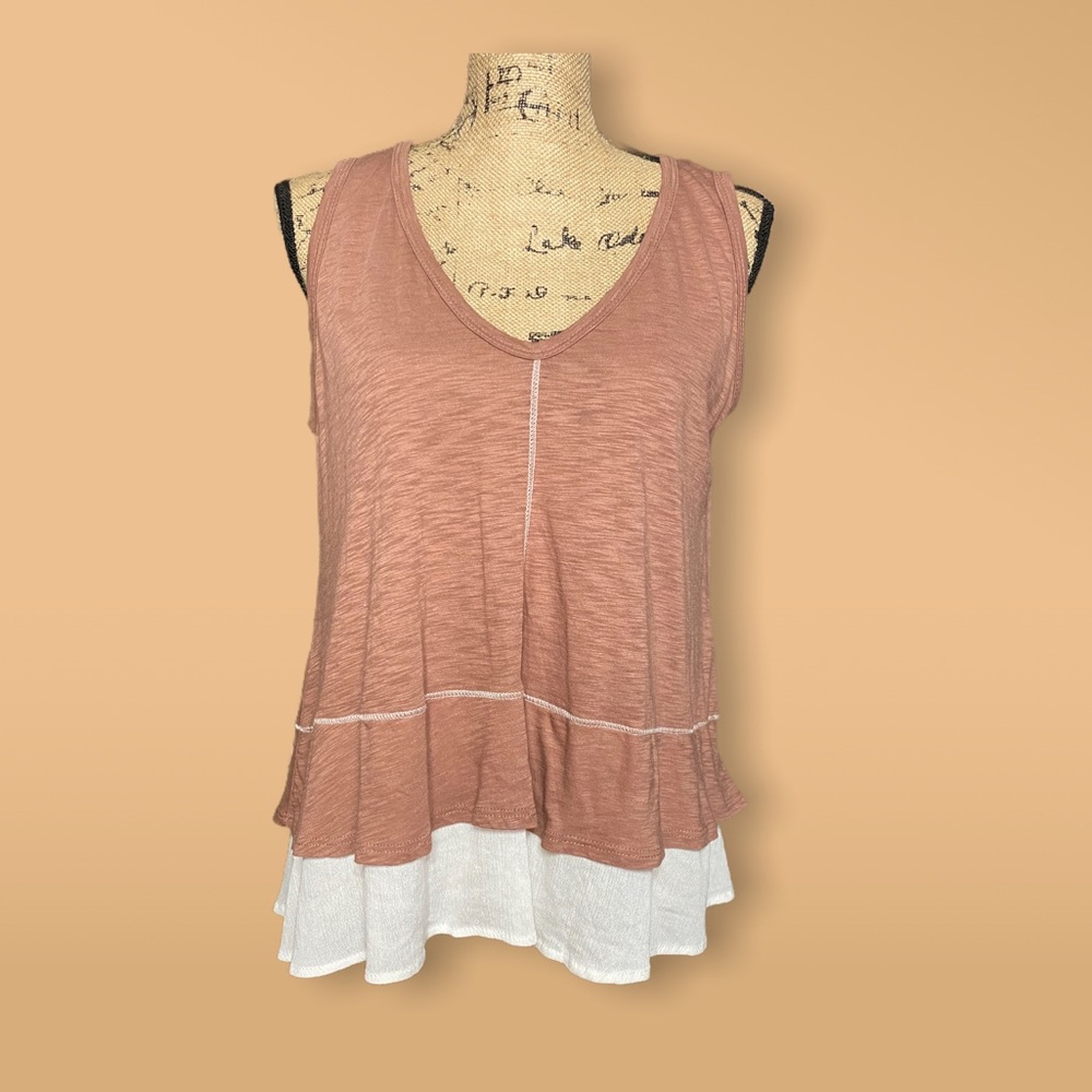 Layered Sleeveless Blouse